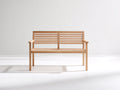 Banc de jardin - Bois - 126 x 58 x 84 cm - Bois naturel - Style contemporain