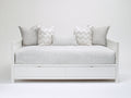 Canapé lit - Bois - 200 x 95 x 85 cm - Blanc - Style minimaliste