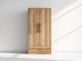 Armoire - Bois - 90 x 55 x 185 cm - Bois clair - Style moderne
